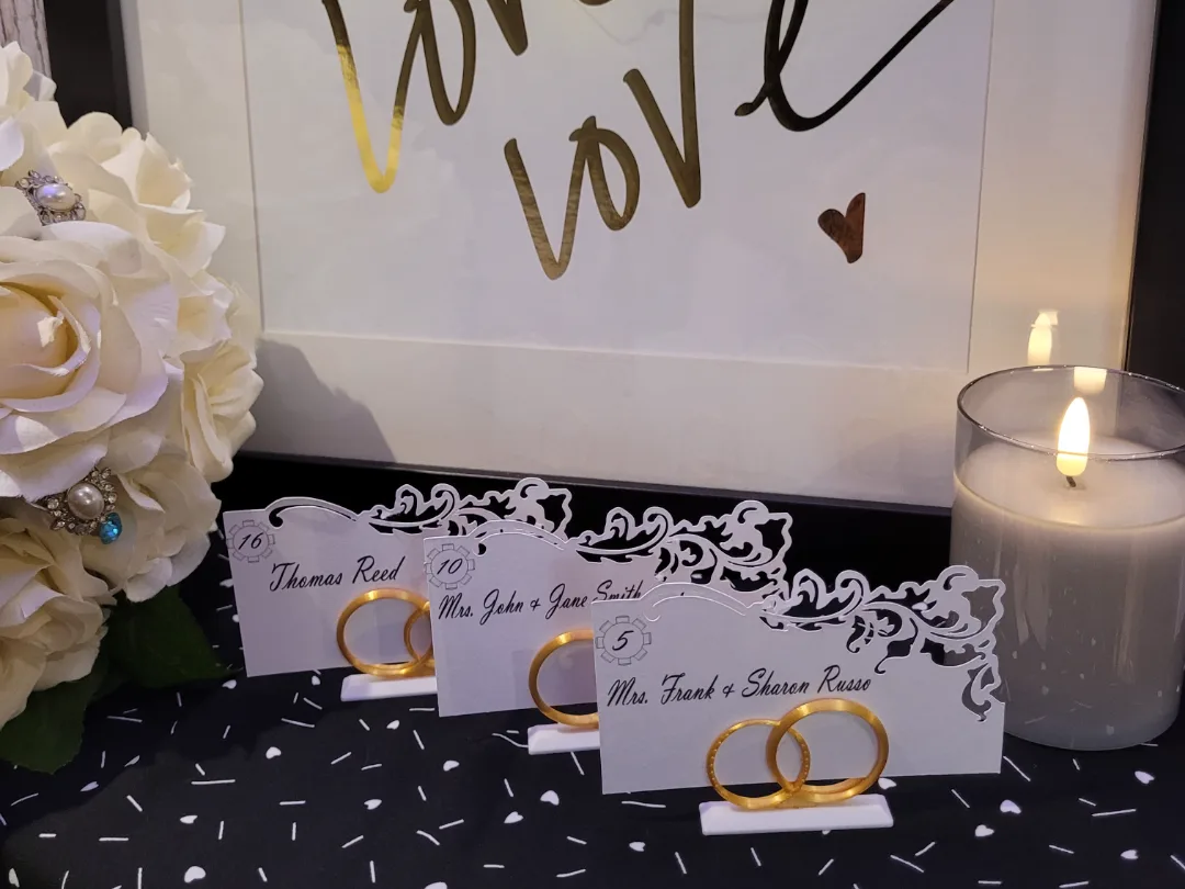 Soportes de anillos para casamiento