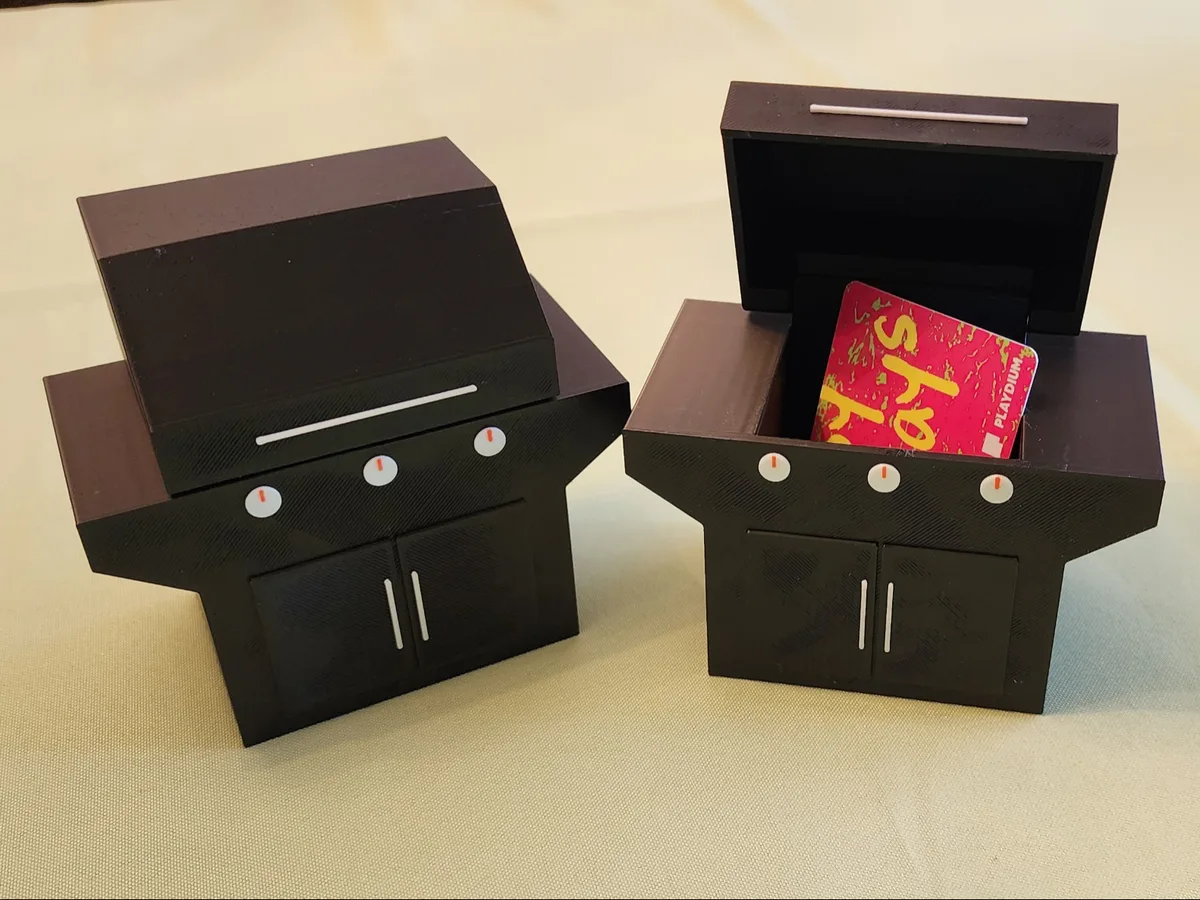 Caja de regalo parrilla
