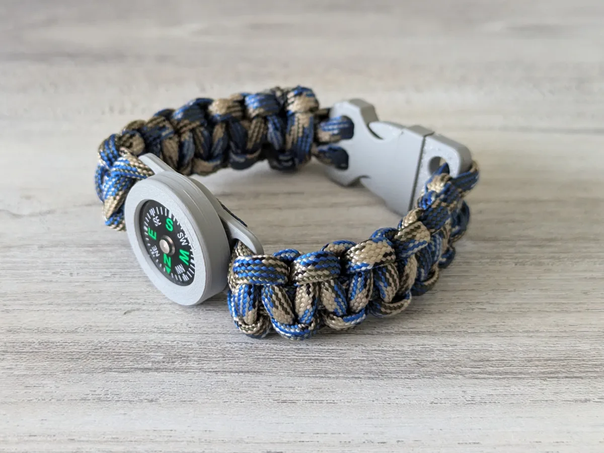 Pulsera de cordón paracaídas con hebilla