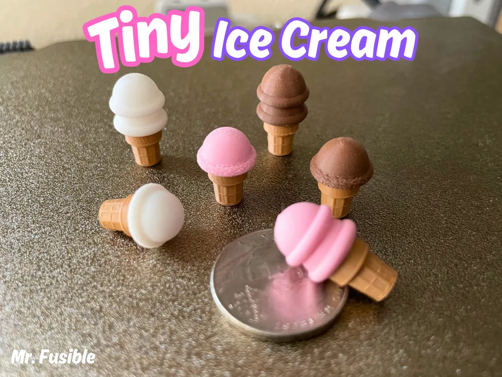 Cucurucho de helado en miniatura