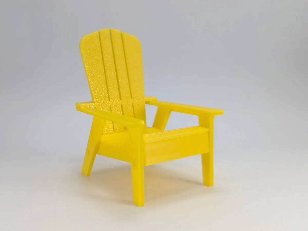 Silla de jardín en miniatura