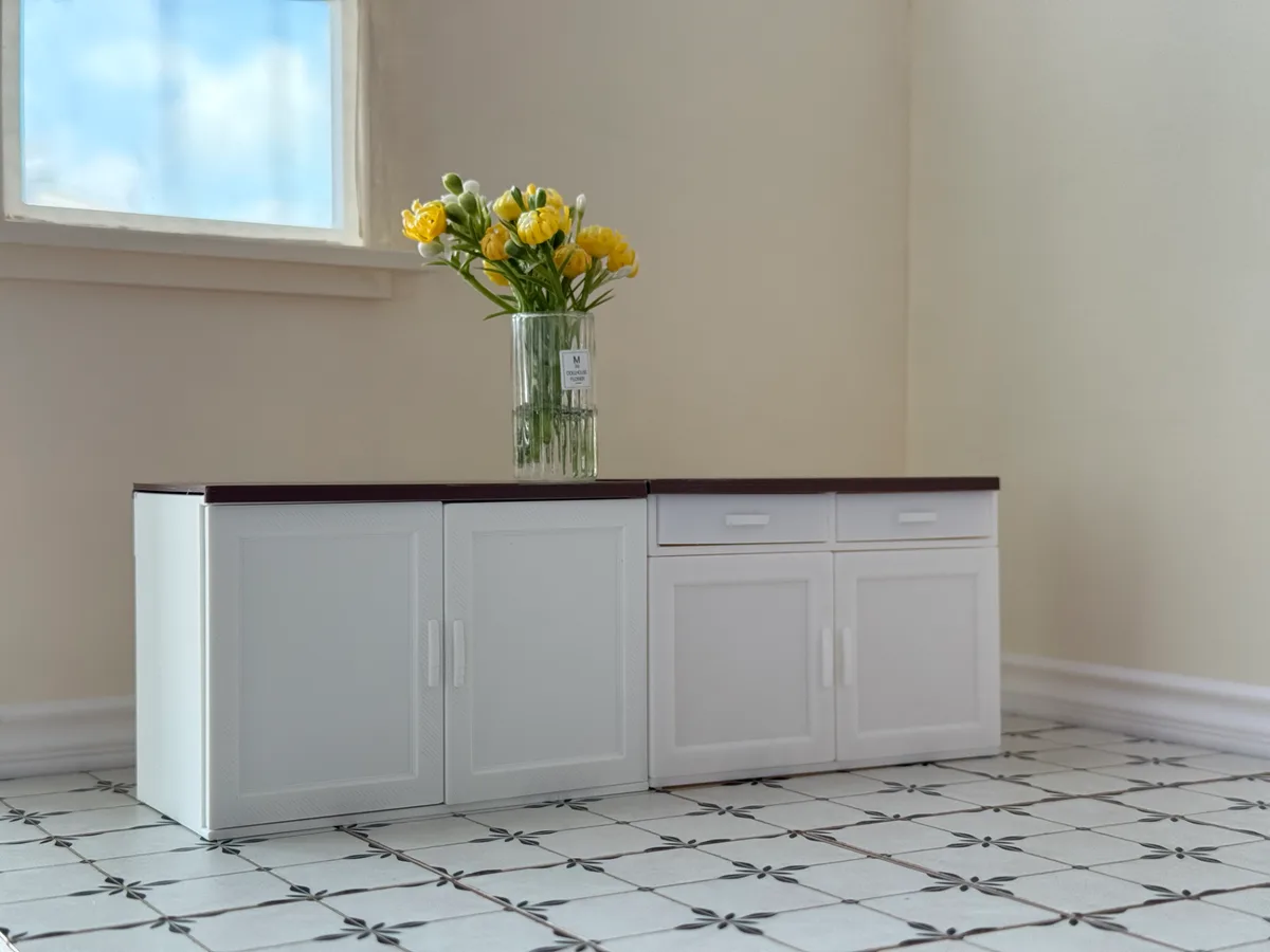 Muebles modernos en miniatura