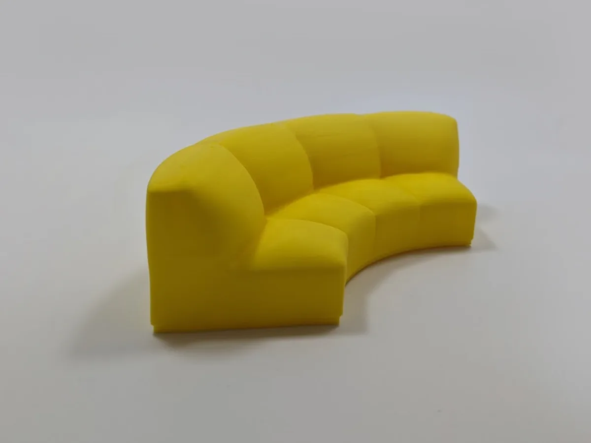Sillón esquinero en miniatura