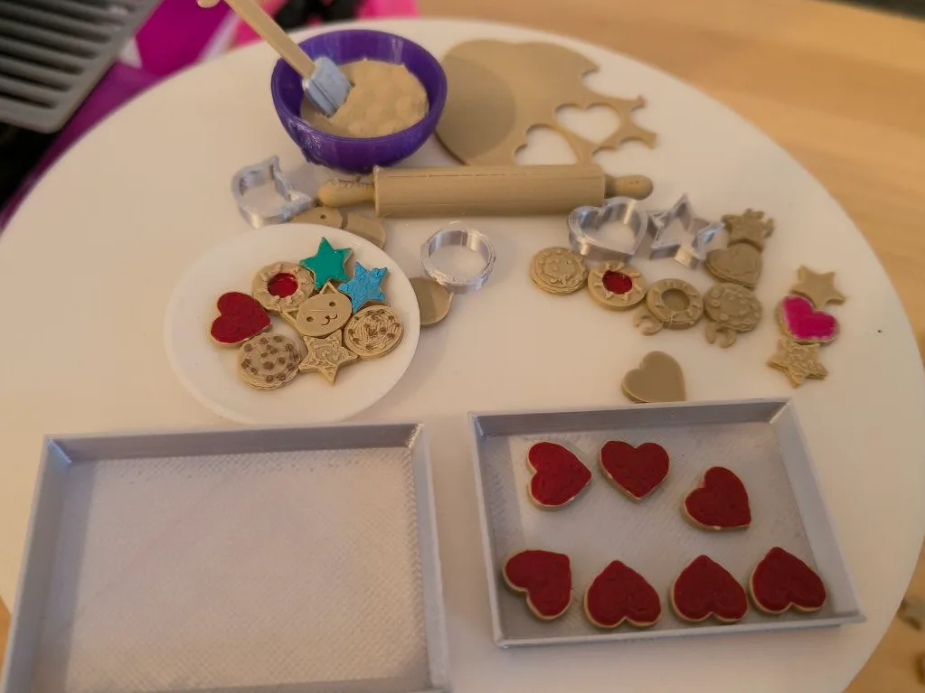 Galletitas en miniatura para cocina de muñecas