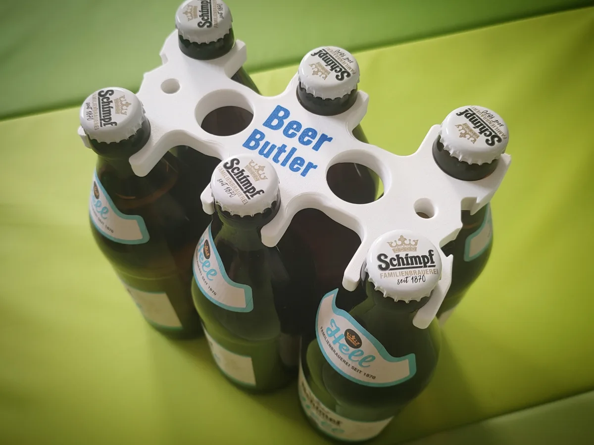 Canasto de botellas con destapador integrado