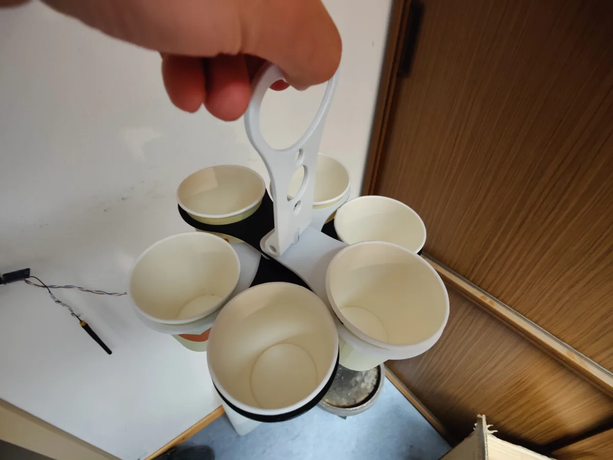 Bandeja para llevar vasos