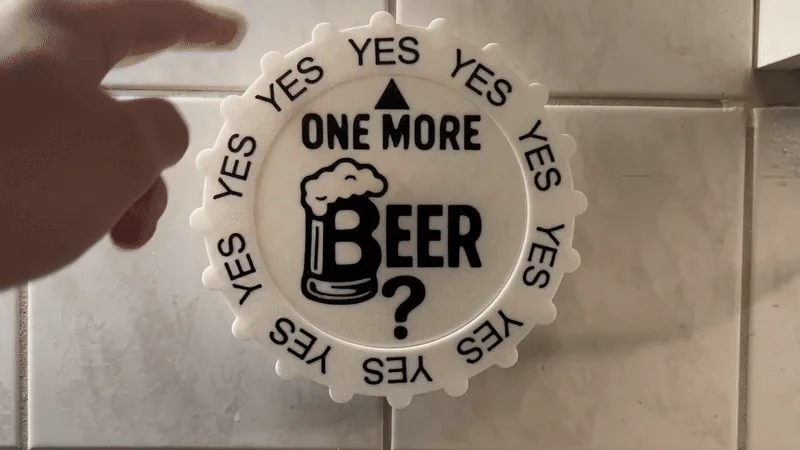 Ruleta de tragos para la mesa