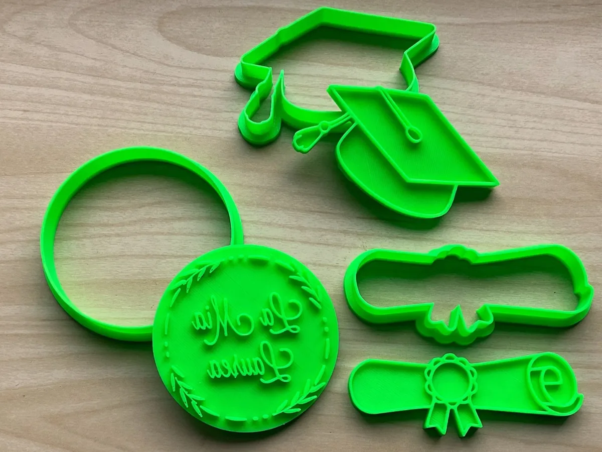 Cortantes de galletitas de graduación