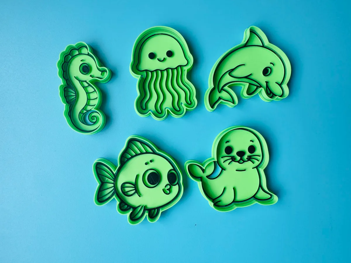 Cortantes de animales del mar