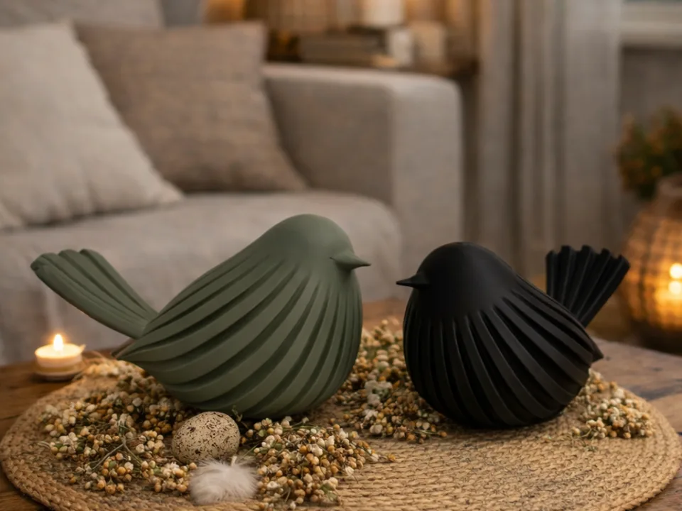 Pájaro decorativo de estilo nórdico