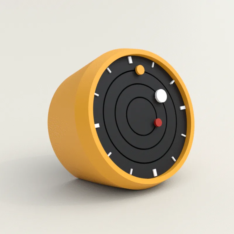 Reloj de escritorio orbital