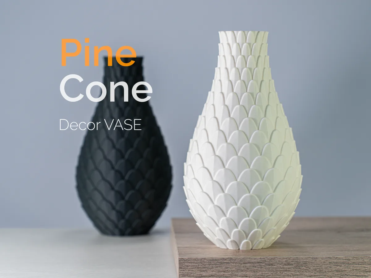 Jarrón con textura de piña