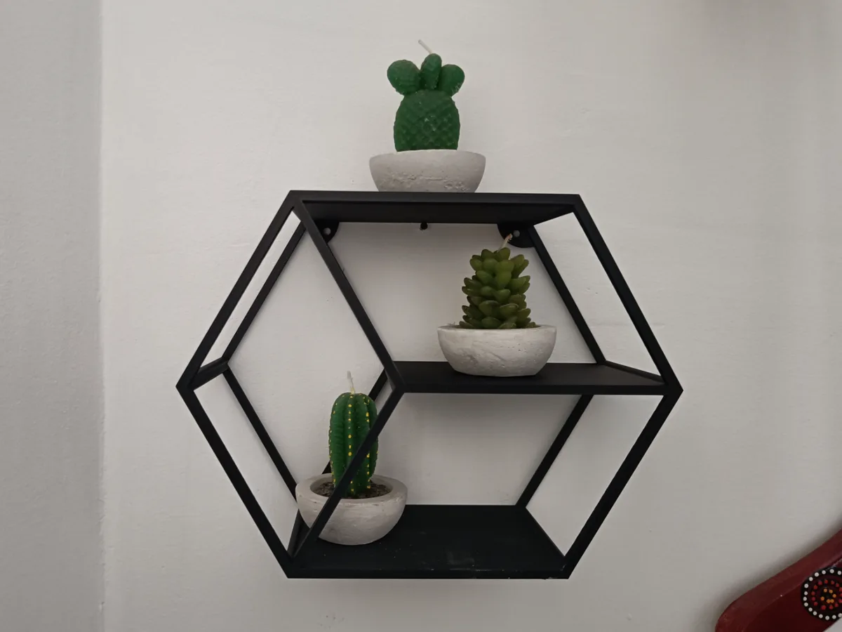 Estante cúbico decorativo