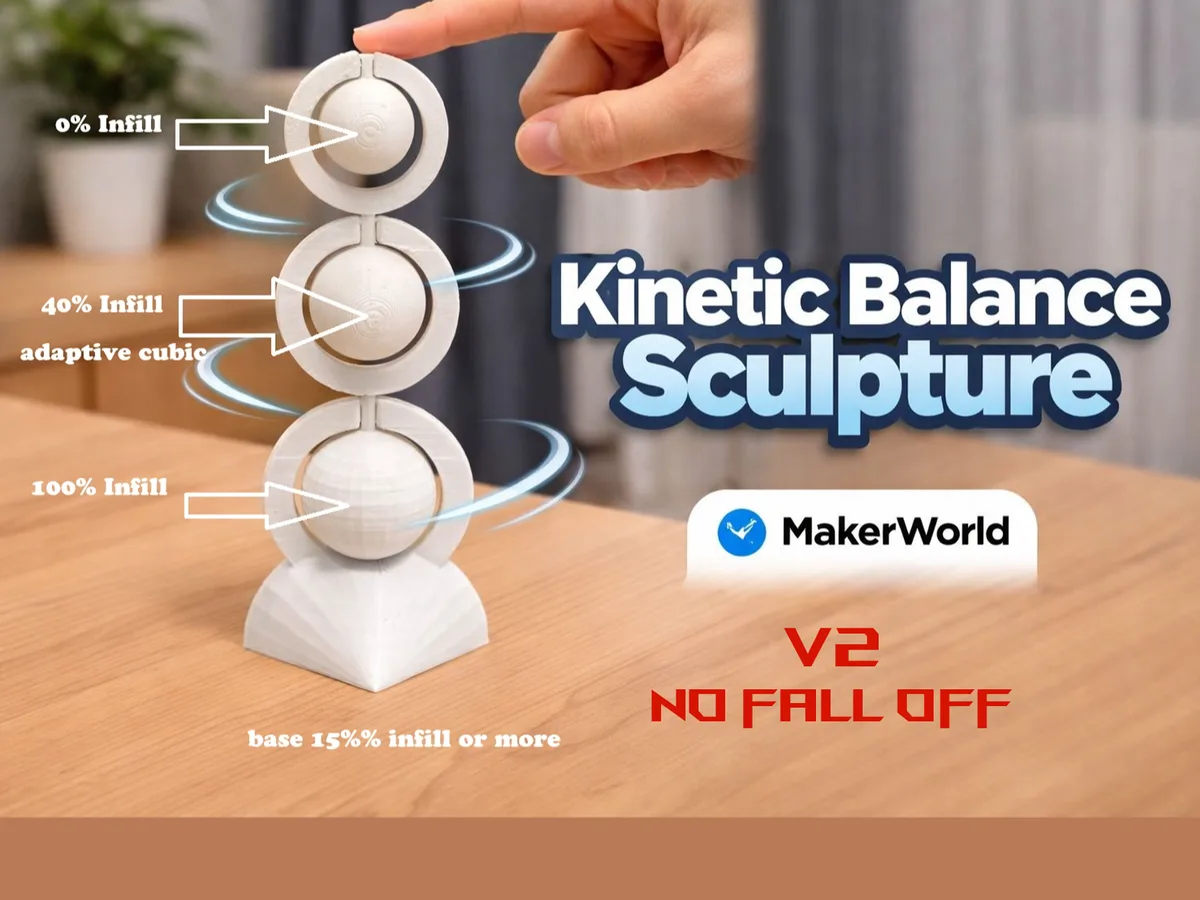 Escultura cinética en equilibrio