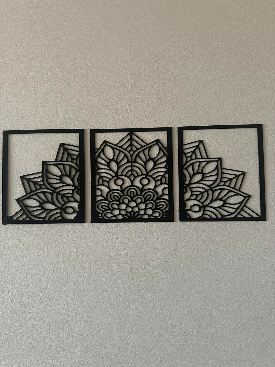 Cuadro mandala calado