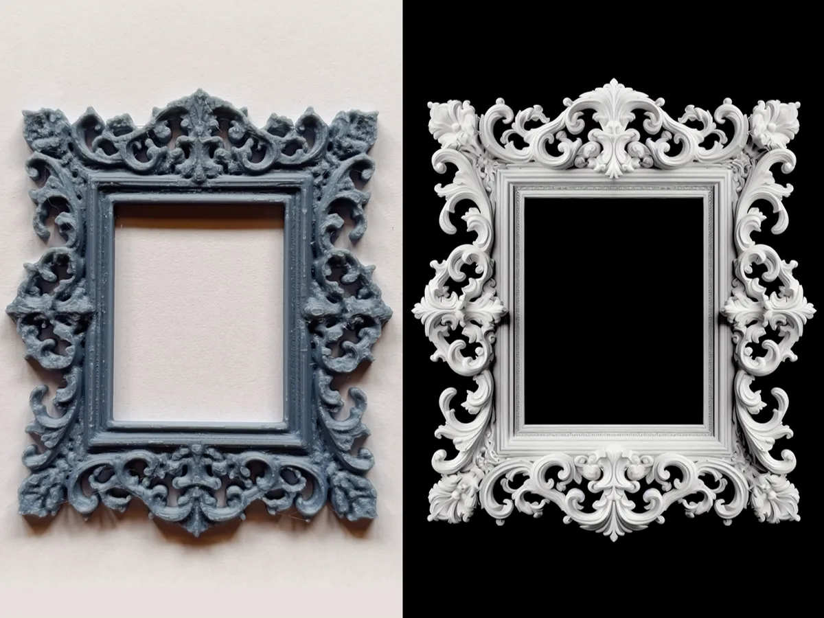 Moldura decorativa rectangular