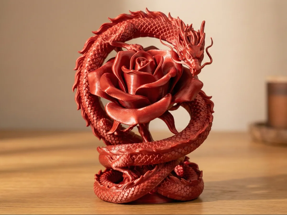 Dragón guardián de la rosa