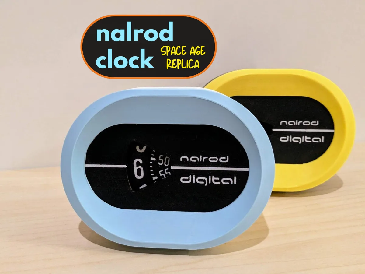 Reloj de escritorio de líneas rectas