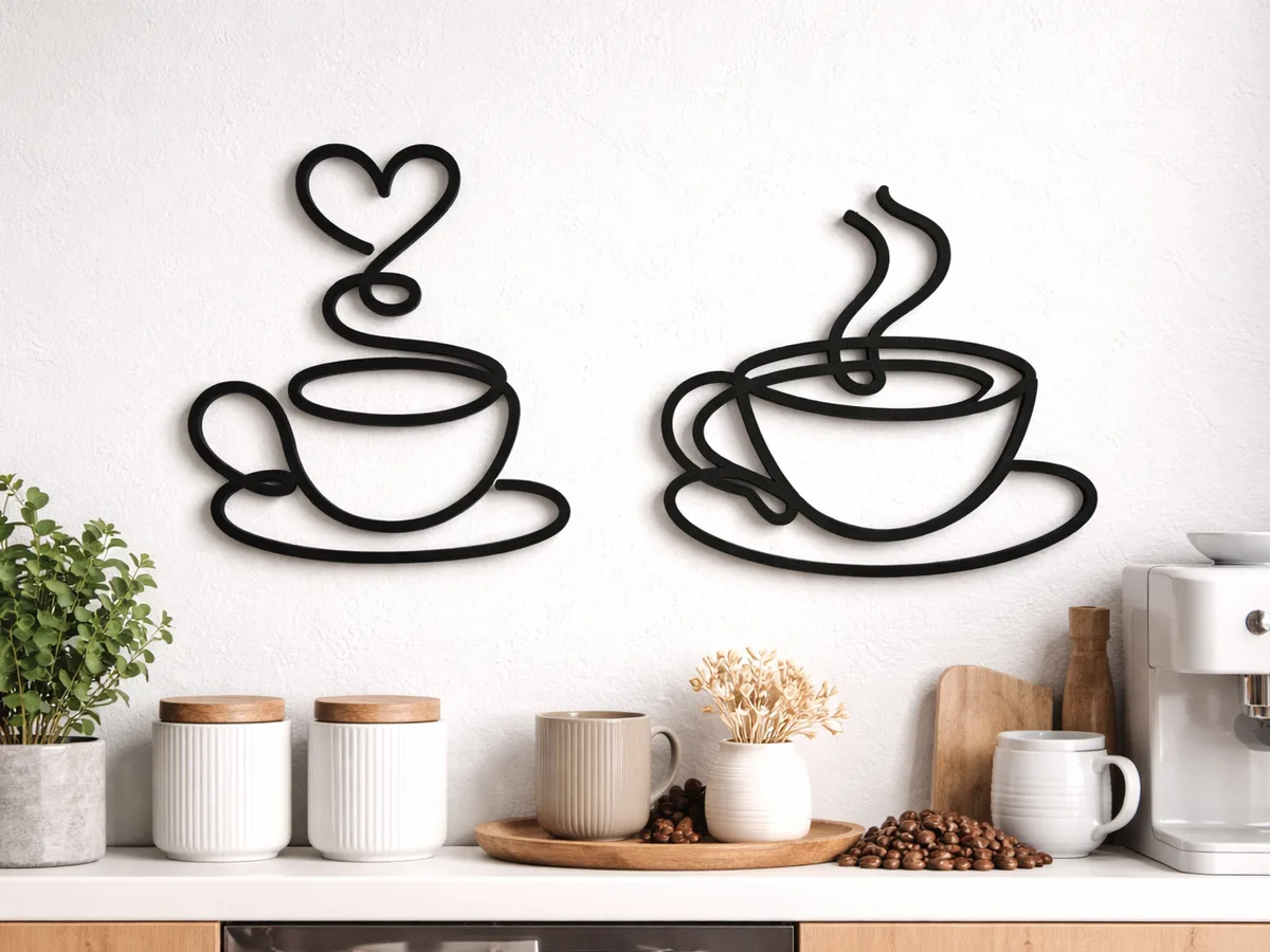 Cuadro de dos tazas en línea