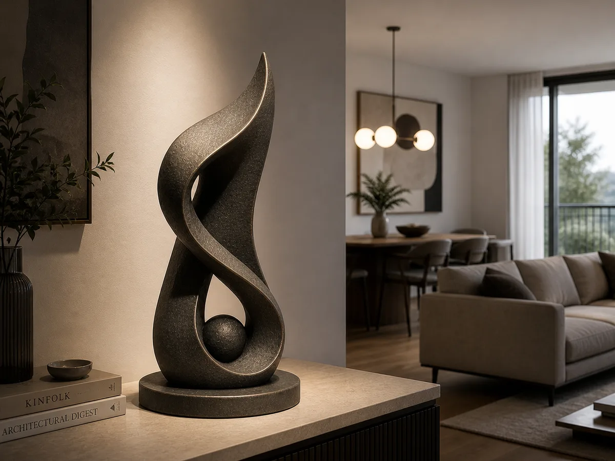 Escultura de flujo infinito