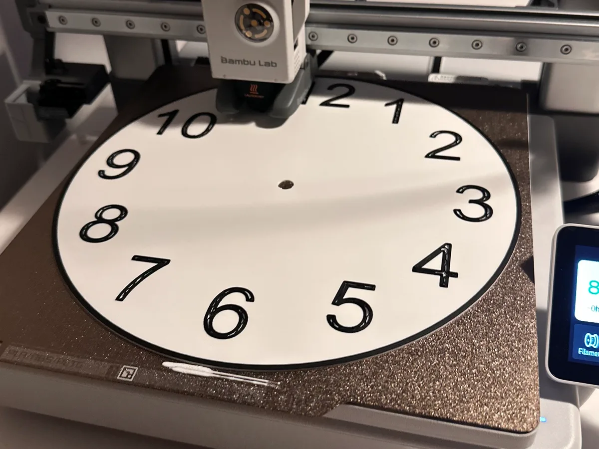 Reloj de pared simple