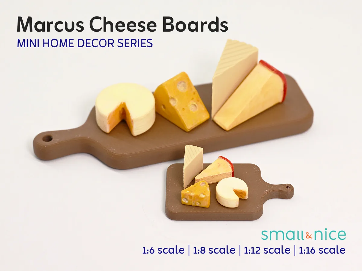 Tablas de quesos en miniatura