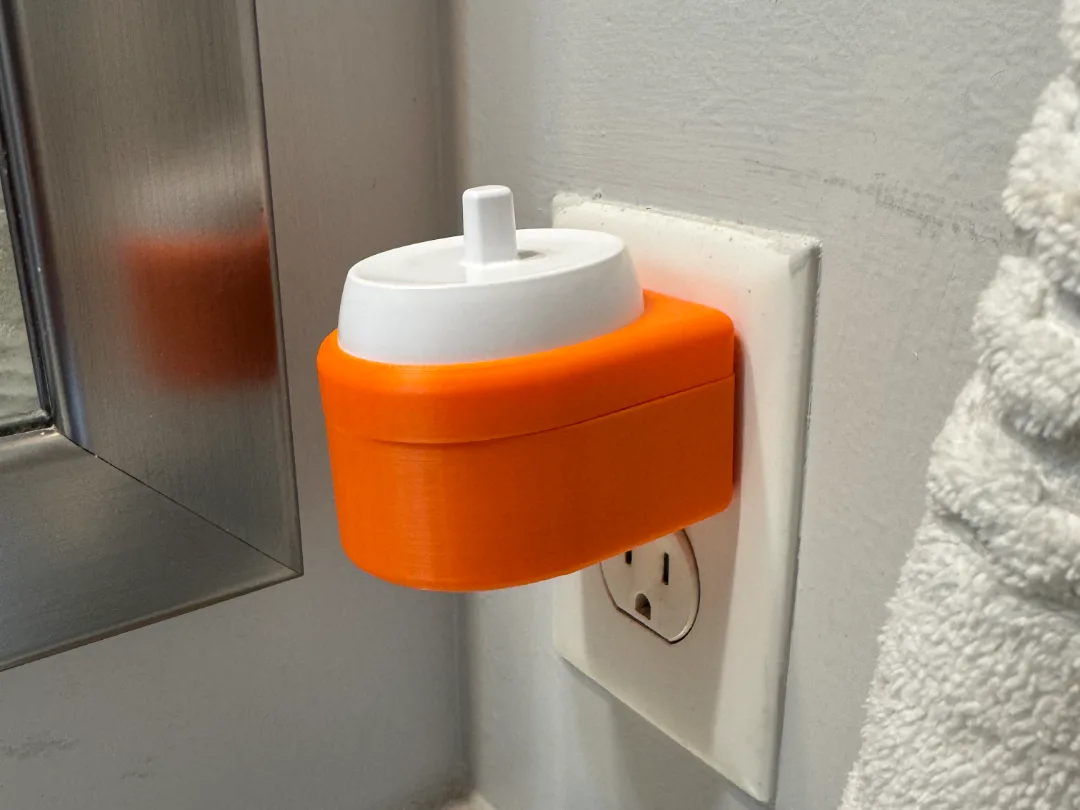 Soporte de pared para cargador de cepillo eléctrico