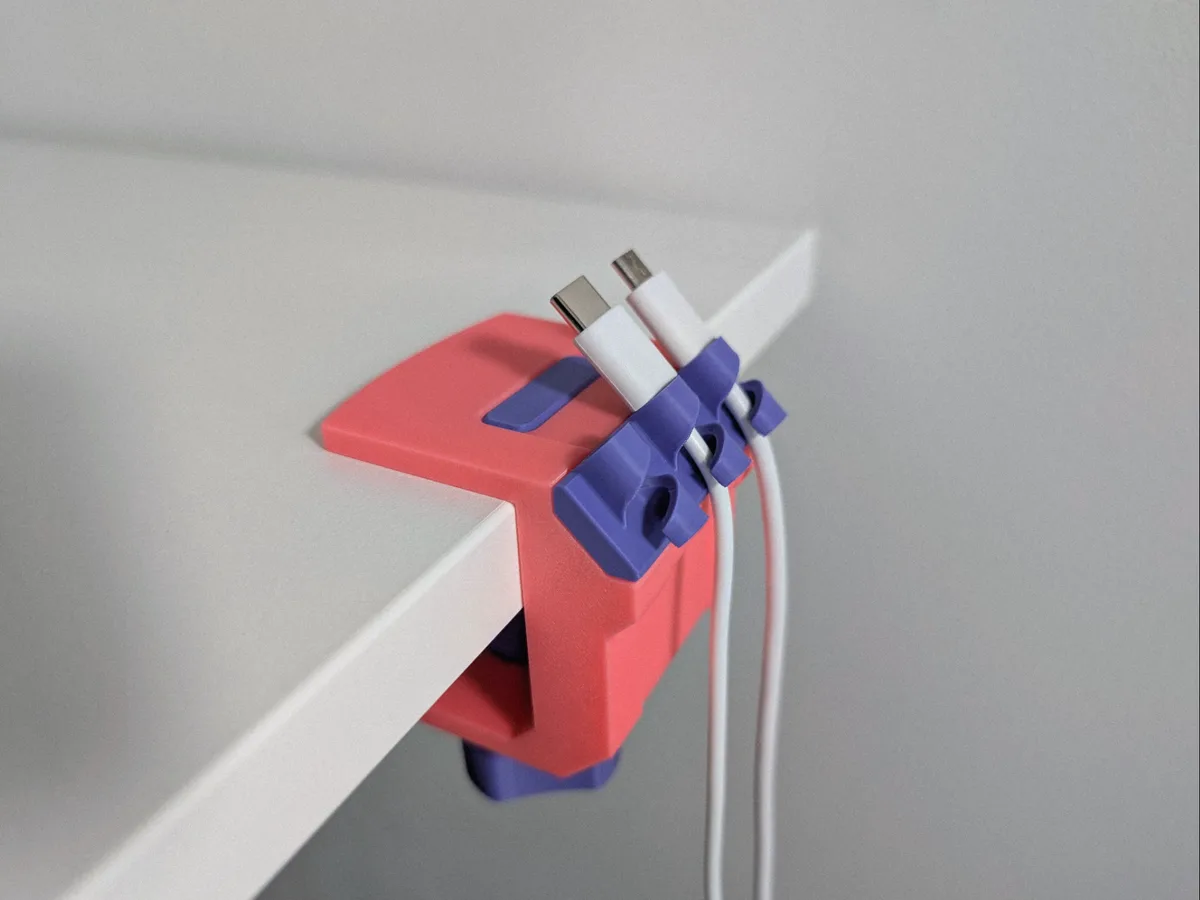 Soporte de cables con abrazadera modular