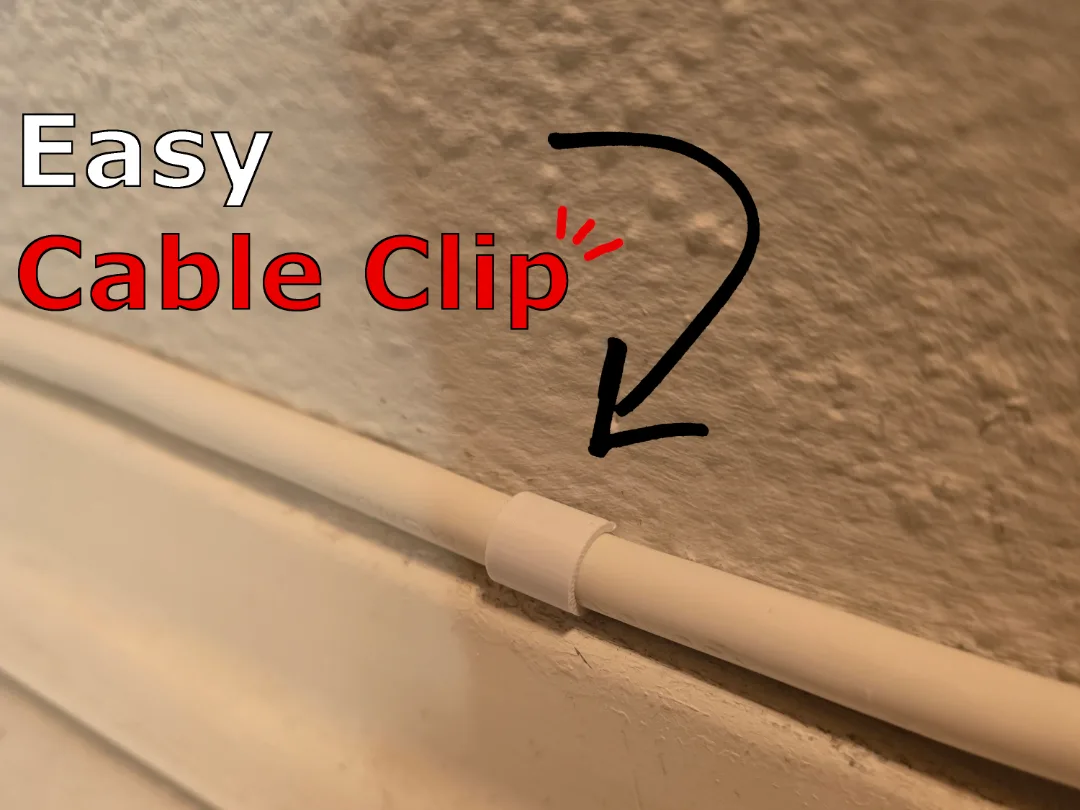 Clip para cables de zócalo