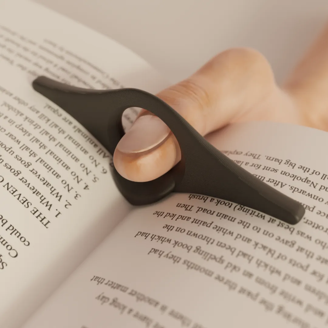 Sujetador de página para libros