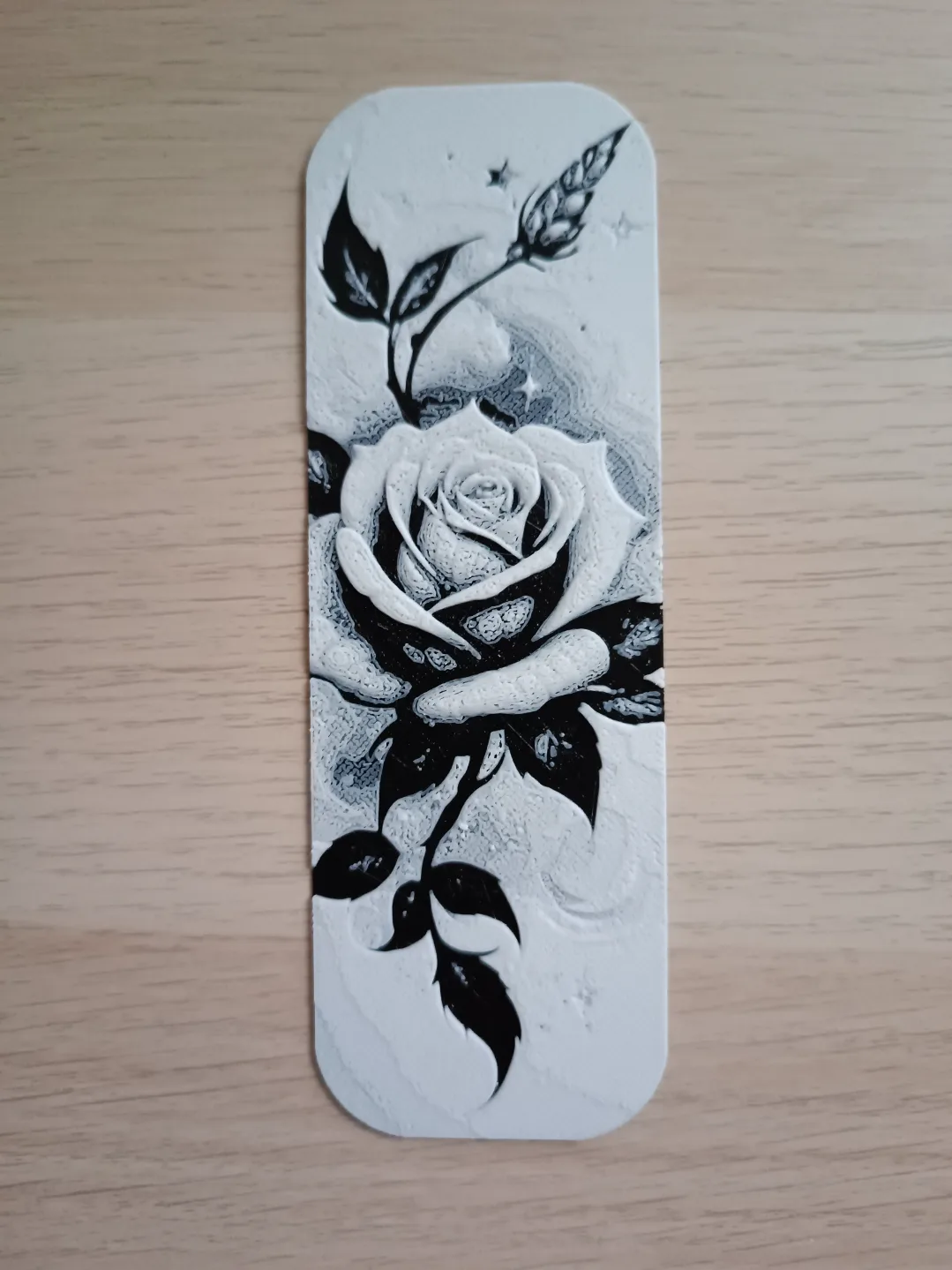 Señalador con forma de rosa