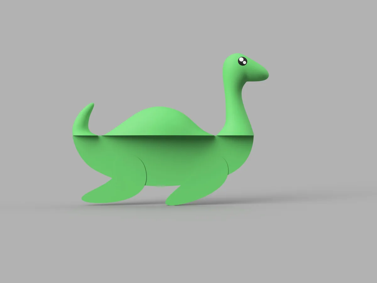 Señalador del monstruo del lago