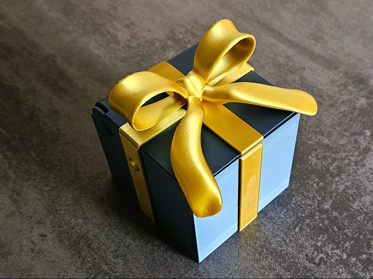 Caja de regalo que se abre sola
