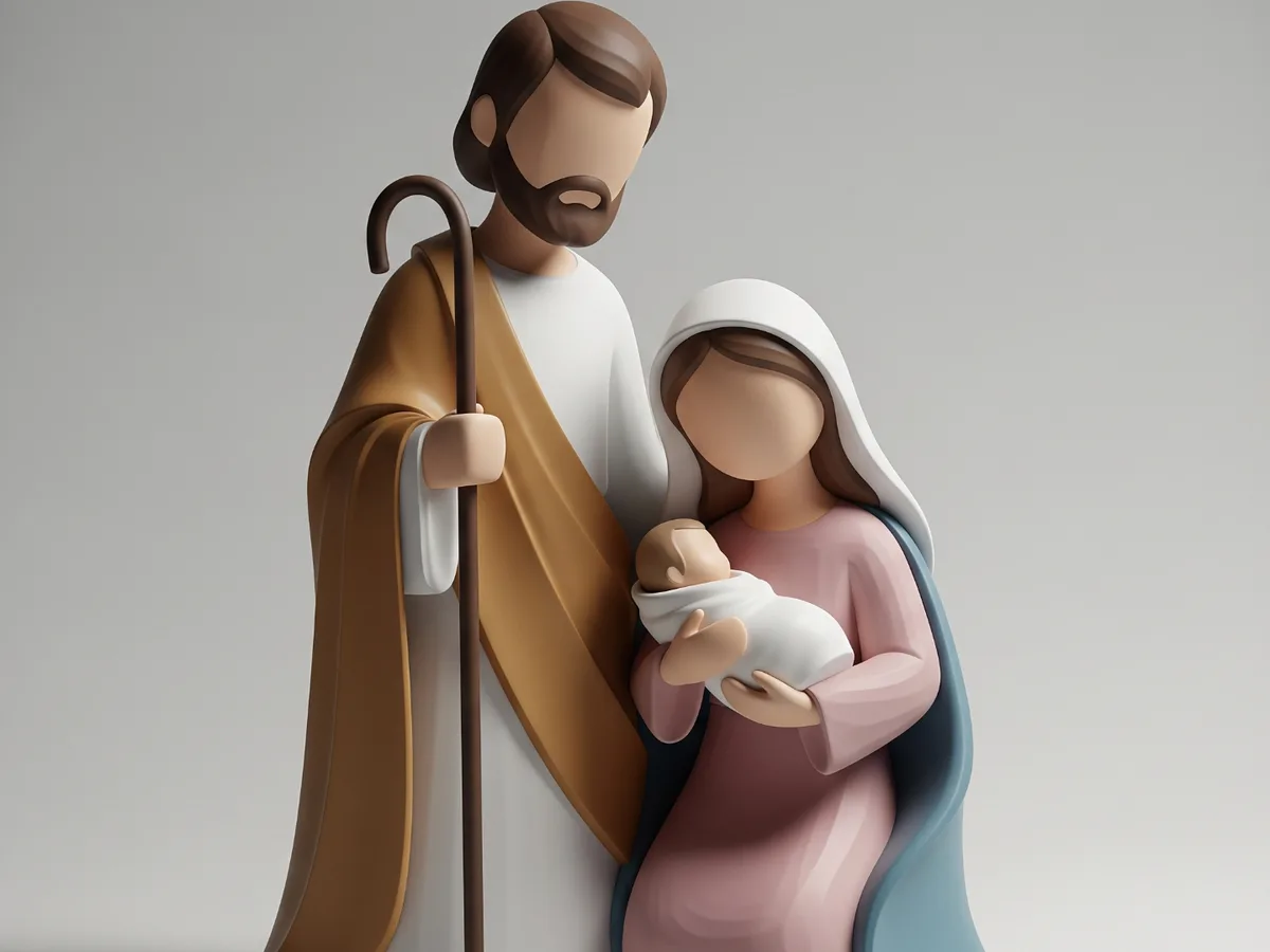 Pesebre minimalista