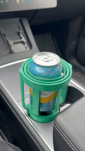 Portavaso con suspensión cardánica