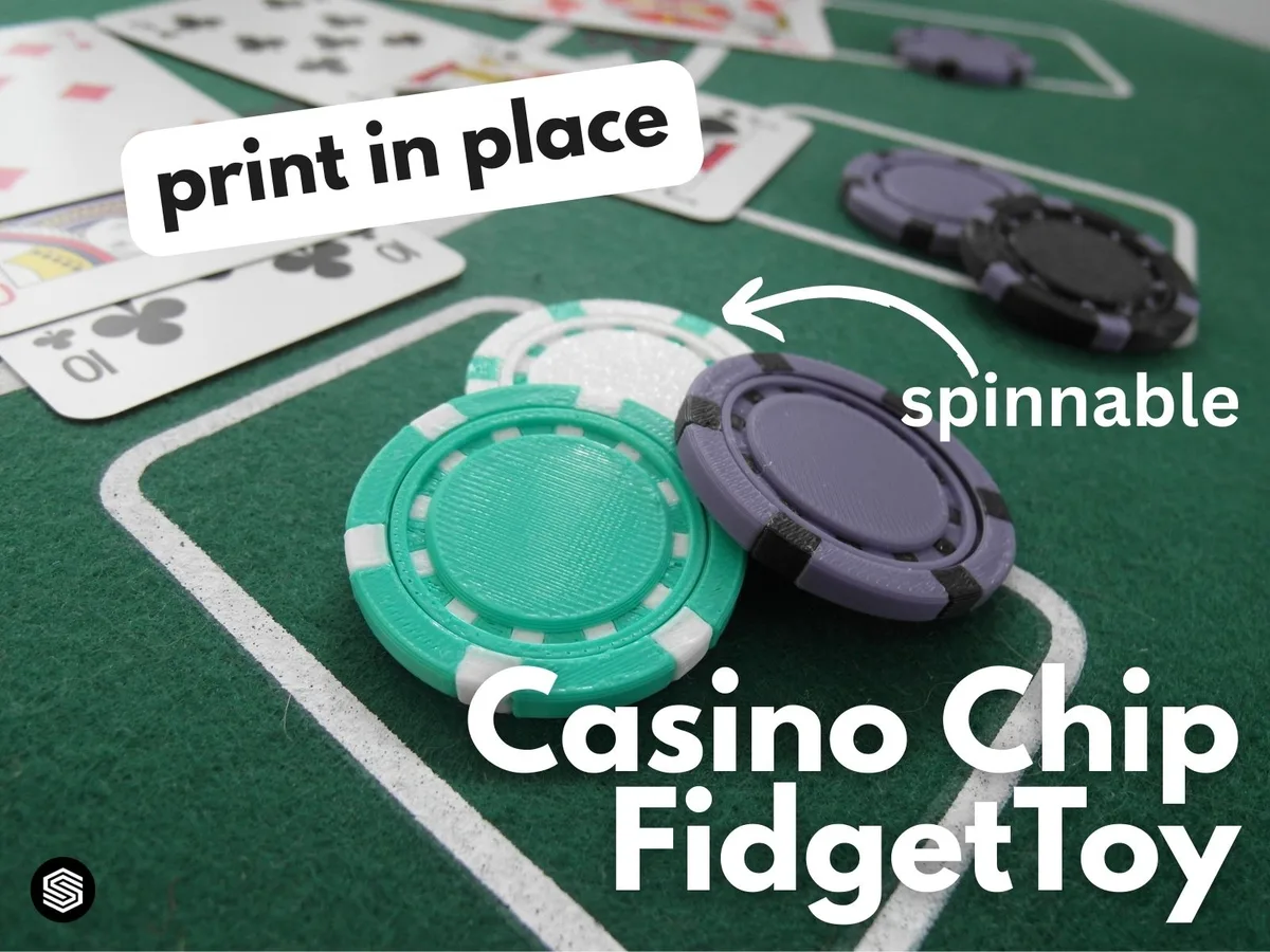 Antiestrés con forma de ficha de casino