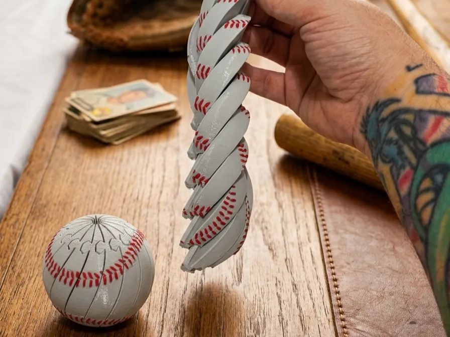 Antiestrés con forma de pelota de béisbol
