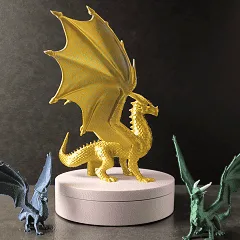Dragón anciano de adorno