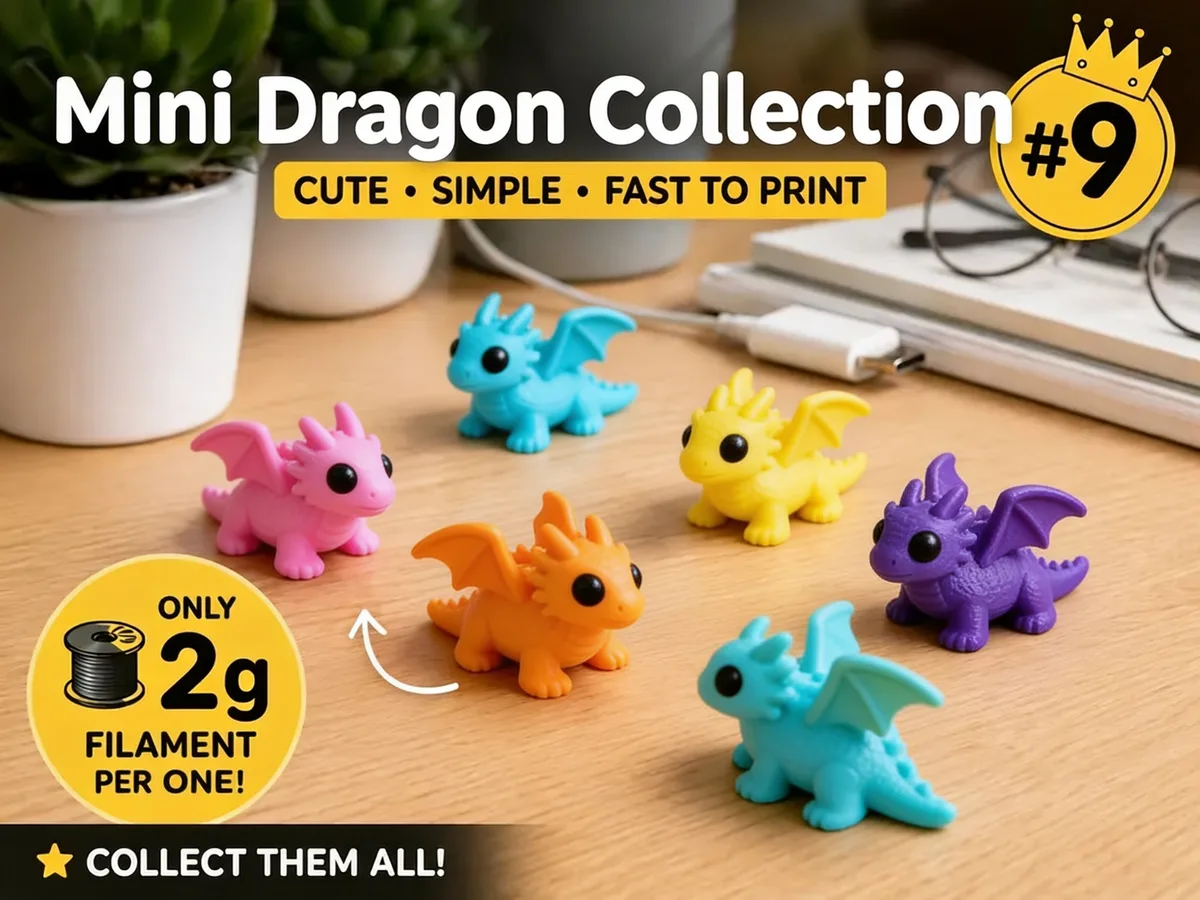 Dragón antiestrés en miniatura