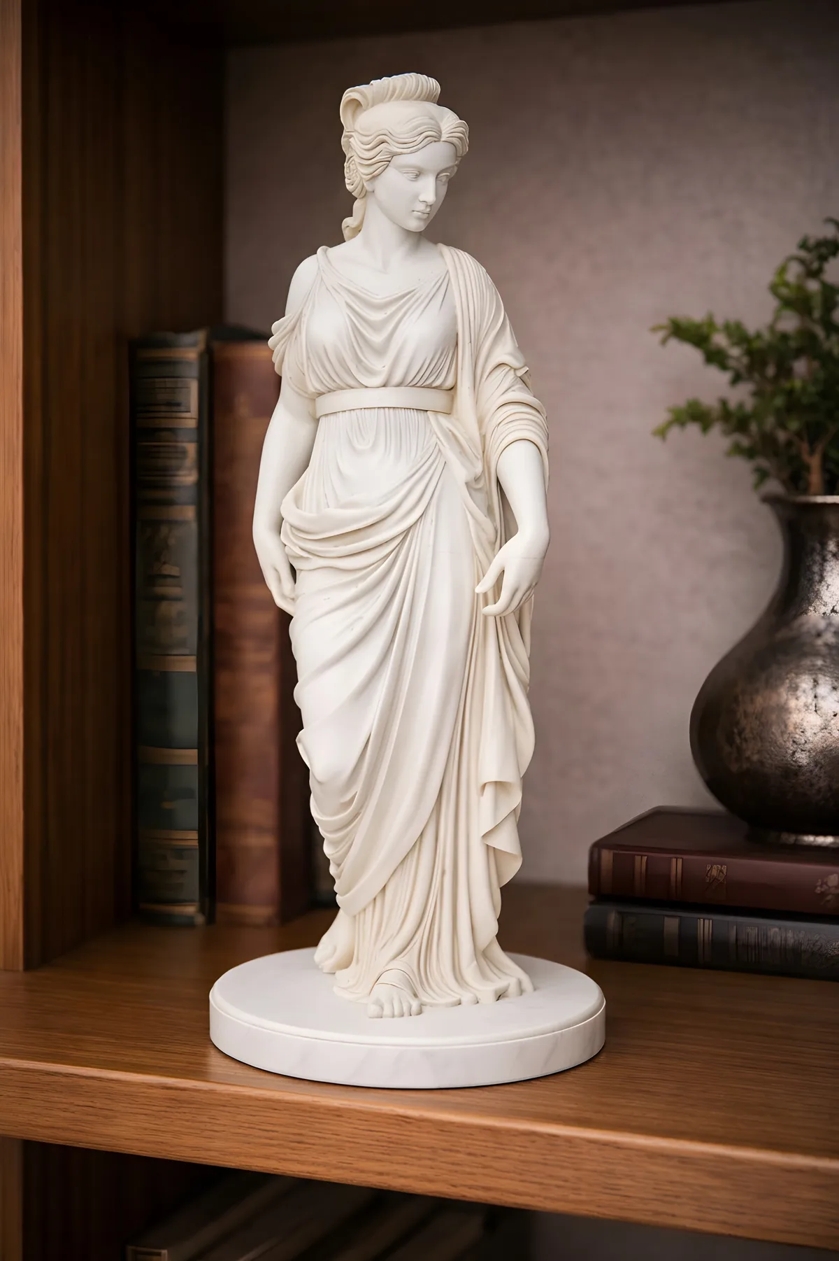 Estatua de diosa griega