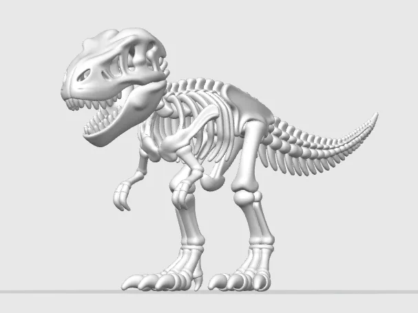 Esqueleto de tiranosaurio de escritorio