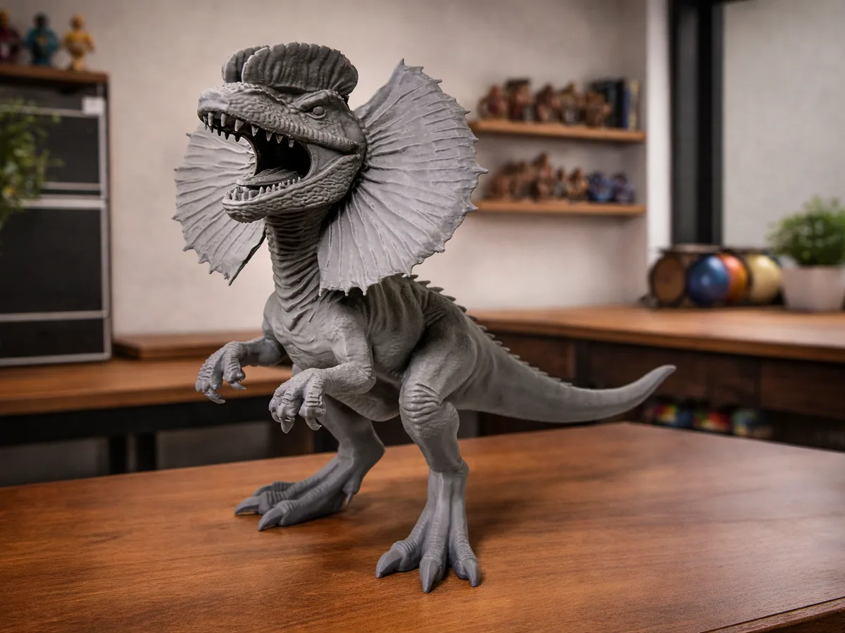 Dilofosaurio de adorno