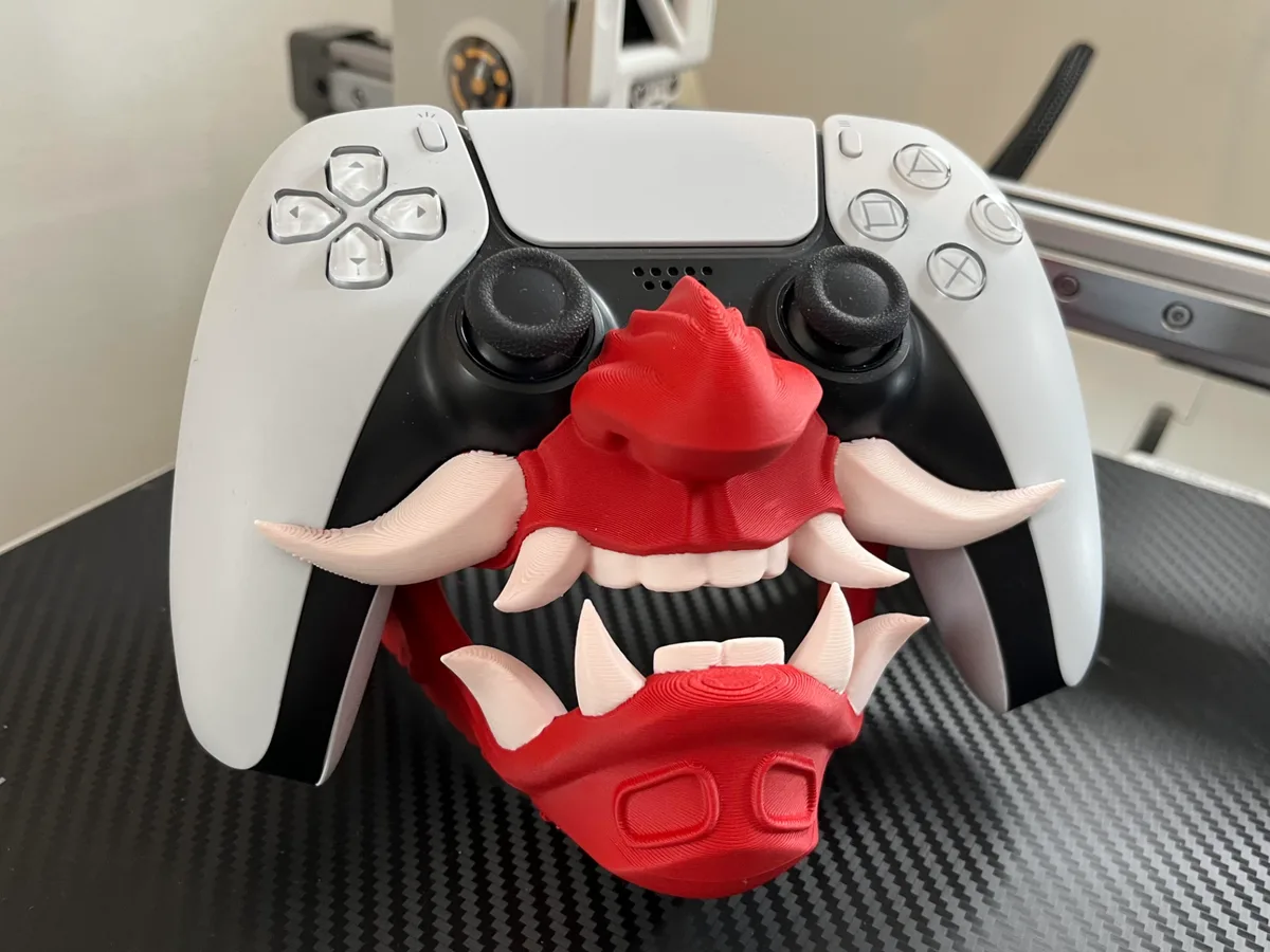 Soporte de joystick con máscara