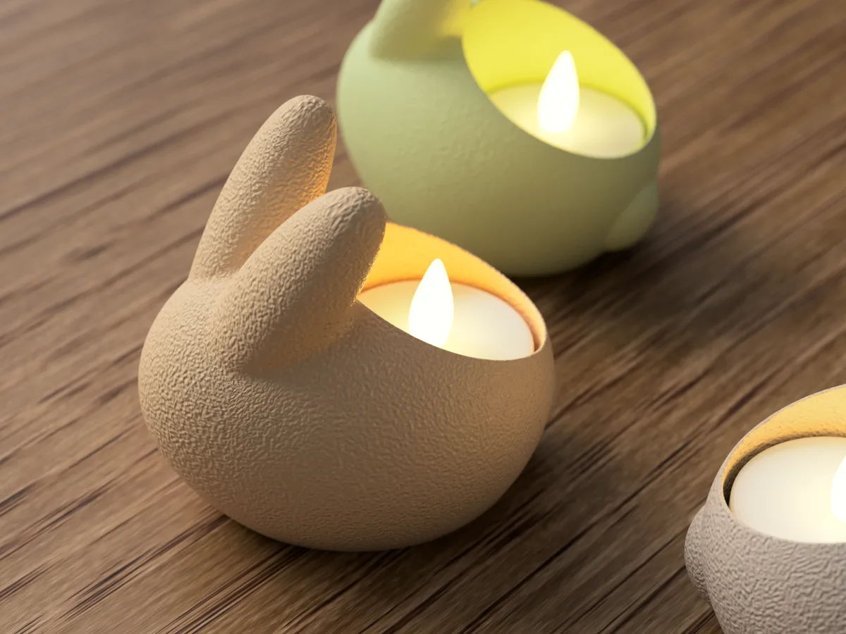 Portavela conejo de Pascua