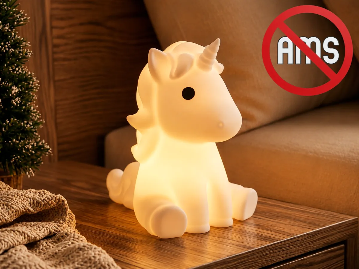 Lámpara de unicornio para vela led