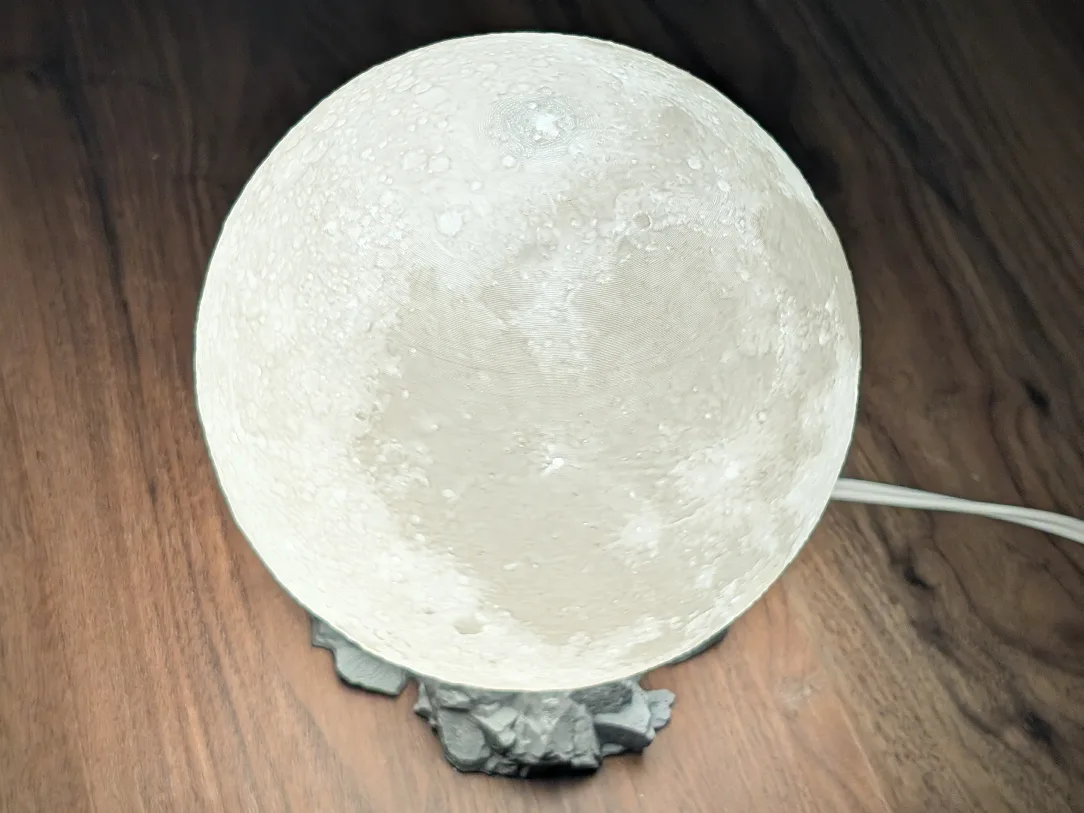 Lámpara luna