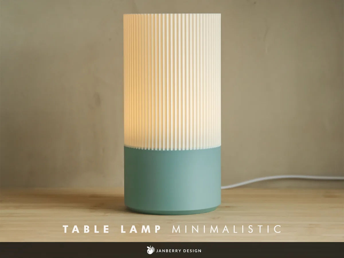 Velador minimalista de mesa