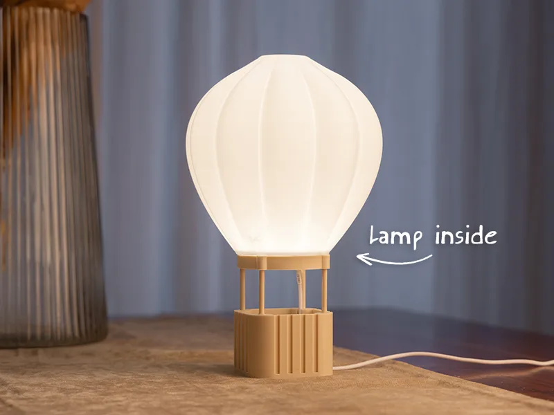 Lámpara globo aerostático