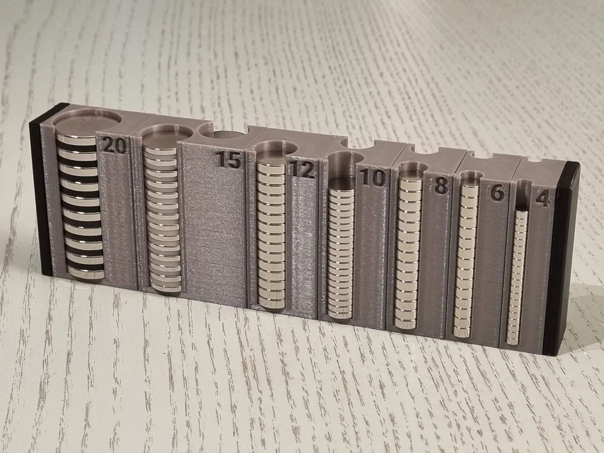 Organizador modular con imanes