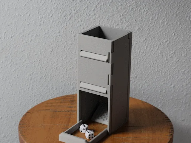 Torre de dados plegable